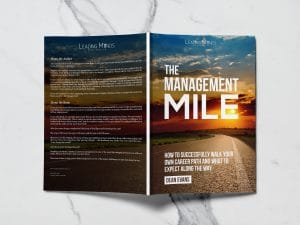 A book written by Dean Evans The Management Mile book