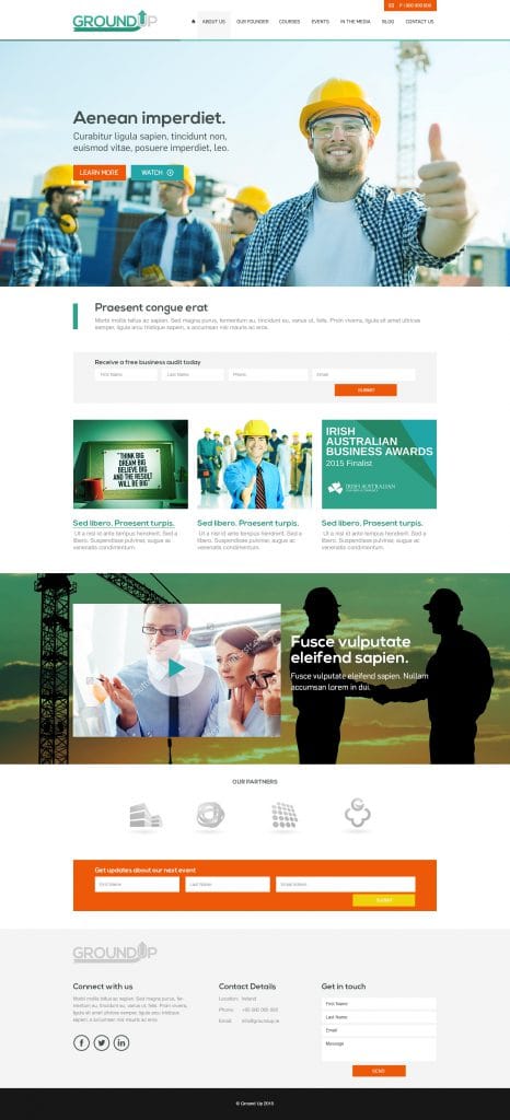 Picture of Ground Up website Sample images of Ground Up -Greymouse