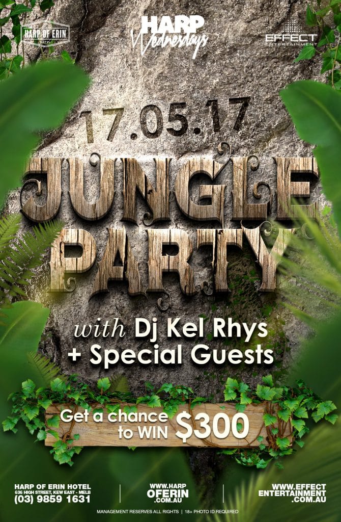 sample image of JP flyer Jungle Party Flyer image