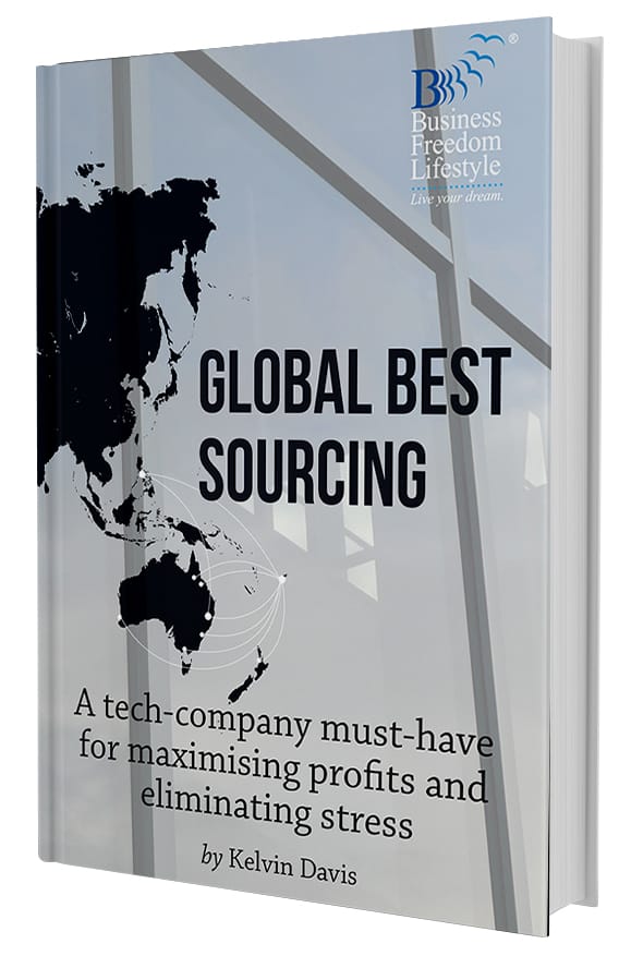 A book by Kel Davis about best sourcing global Global Best Sourcing Book