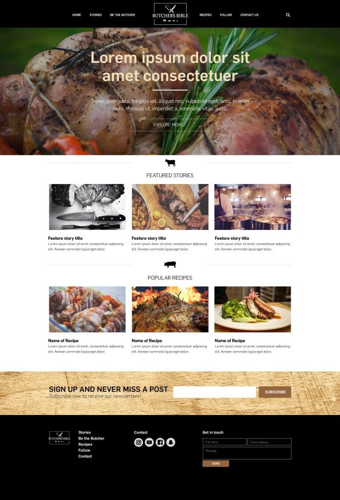 Featured images of Luke Image of Luke Leyson's site