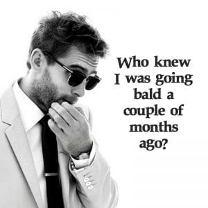 Who knew I was going bald a couple of months ago Mikko's 2nd facebook ad