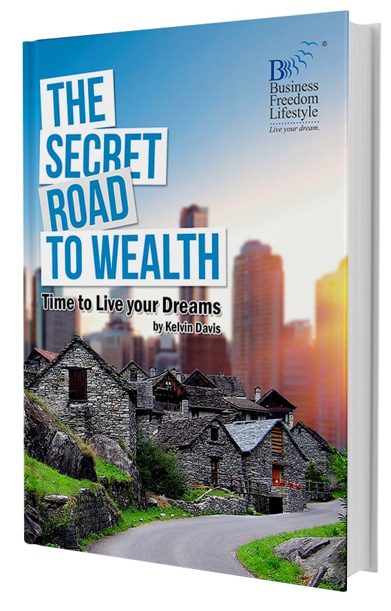 A book by Kel Davis about secret road to wealth The Secret Road To Wealth