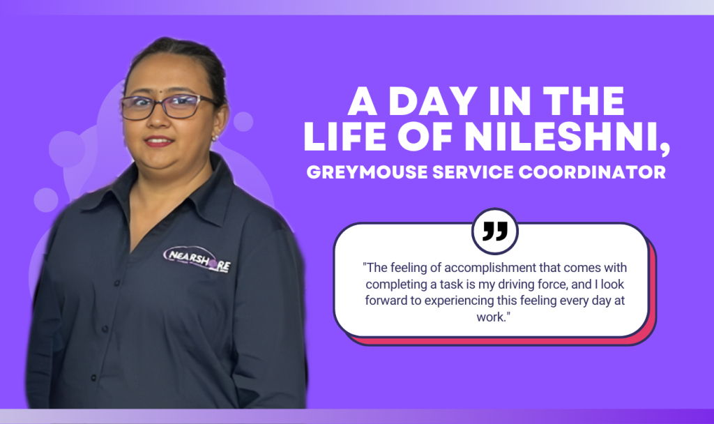 Nileshni has extensive experience and unwavering motivation which brought her to becoming one of the team's Service coordinators.