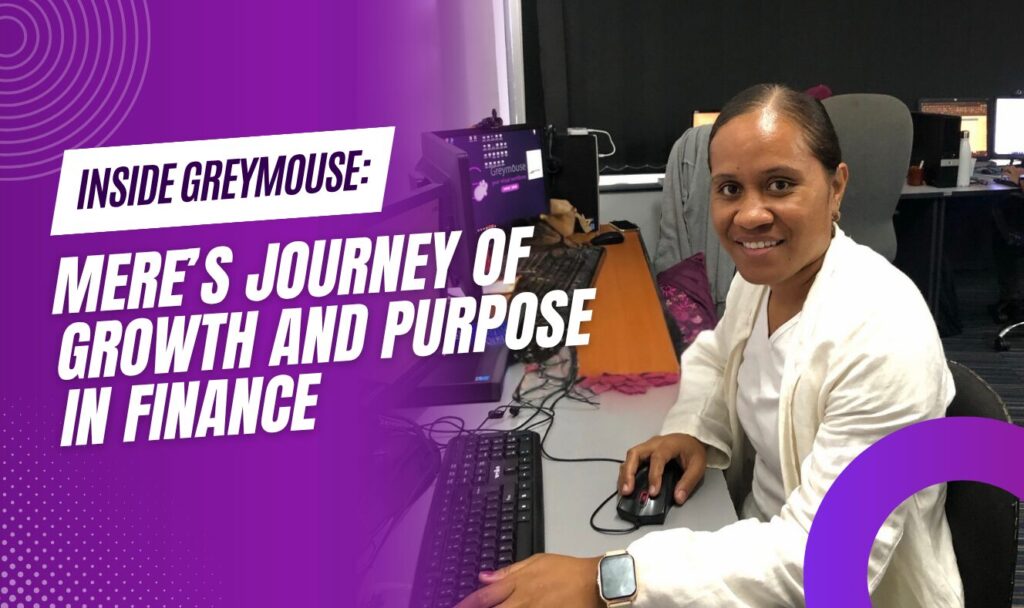 At Greymouse, we celebrate the stories behind our success—the people who bring their values, dedication, and heart to work every day. Today, we shine the spotlight on Mere, our remarkable Finance Officer, who recently celebrated one year with us.